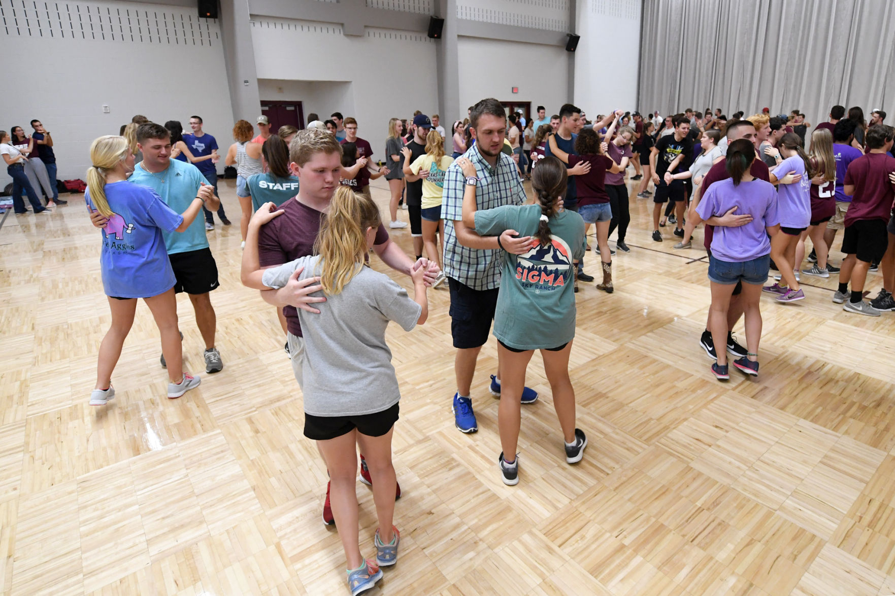 Aggie Wranglers dance lesson
